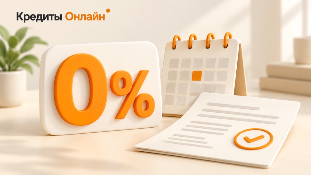 Знак 0%, календарь погашения и договор с отметкой проверки